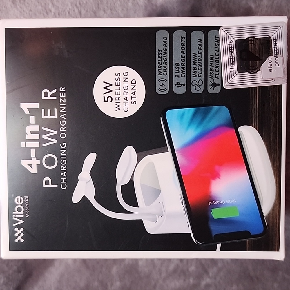 Vibe Essential 4-in-1 Power Charging Organizer